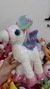 Peluche unicornio con lentenjuelas 37cm