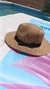 Sombrero de rafia - marron - comprar online