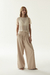 PANTALON SASTRERO DAKOTA BEIGE - comprar online