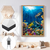 Quadro Decorativo Fundo Do Mar - comprar online