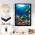 Quadro Decorativo Fundo Do Mar - Vision Art Decor