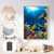 Quadro Decorativo Fundo Do Mar - Vision Art Decor