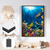 Quadro Decorativo Fundo Do Mar - Vision Art Decor