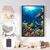 Quadro Decorativo Fundo Do Mar - loja online