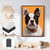 Quadro Decorativo BullDog - comprar online