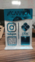 Placa Display 2 Qr Codes na internet