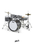 Pearl Roadshow Jr. Series 5 cuerpos, 4 fierros, Hi-Hat, Crash, Banqueta, Grindstone Sparkle en internet