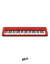 Casio CT-S1 Casiotone 61 Teclas Rojo en internet