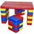 Kit Brick Plastic Table And Banquette 56 Pás