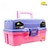 CAJA PLANO 2 CHAROLAS 6202 ROSA 14.25X8.5X7.75 - comprar en línea