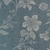 Papel De Parede Floral Azul Contemporaneo 4129