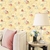 Papel De Parede Romântico Abby Rose 3 Floral Amarelo Ab42418