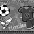 Faixa Papel De Parede Infantil Corinthians Original Licenciado Cinza Sc915-03