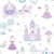 Papel De Parede Infantil Menina Lilás Princesas Tiny Tots2 G78373