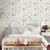 Papel De Parede Romântico Abby Rose 3 Floral Azul Ab42433 - comprar online