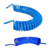 2 Mangueiras Espiral Pu Azul 8mm X 3,5 M P/ Ar Comprimido