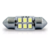 6 Lampadas Torpedo Pequeno Led Branco 12v 36MM - comprar online