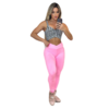 Conjunto Top Legging Feminino Sem Manga Estampado DLuxo MD19