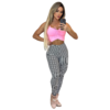 Conjunto Top Legging Feminino Sem Manga Estampado DLuxo MD20