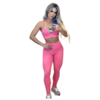 Conjunto Top Legging Feminino Sem Manga Estampado DLuxo MD24