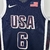 Camiseta Regata USA BASKETBALL EUA #6 Lebron James - Olimpíadas Paris 2024 - Azul - loja online