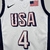 Camiseta Regata USA BASKETBALL EUA #4 Stephen Curry - Olimpíadas Paris 2024 - Branca na internet