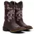 Bota Texana Bordada Flor Rose - comprar online