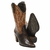 Bota Texana Feminina Cano Longo Couro Anaconda - comprar online