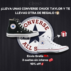 OFERTA 2X1 LIMITADA- CONVERSE CHUCK TAYLOR BOTITAS + OTRO PAR DE REGALO