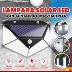 Lámpara Solar LED con Sensor de Movimiento Cisso 2x1