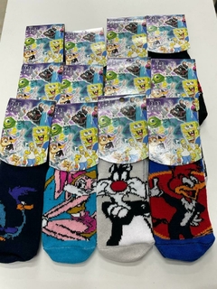 Imagen de Soquetes Niño, Estampados Personajes (Packx3) de Algodón C/Lycra.(602/603)