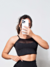 Cropped Fitness com Detalhe Transparente na internet