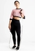 Cropped Preto com Detalhes Rosas - Louize