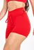 Short com Cadarço Fake Vermelho - loja online