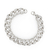 Pulsera Cubana Clamp Con Diamantes Simil Oro en internet