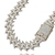 Cadena Cubana Spiked Con Diamantes Simil Oro - tienda online