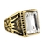 Anillo Sello Turco Con Piedra Simil Oro - comprar online