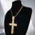 Cadena Cruz Con Diamantes Simil Oro - comprar online