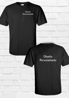 Remera Corte unisex Personalizada - Doble