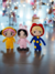 Trio maknae do BTS - Jungkook, Taehyung e Jimin, nossos queridos golden boys, vestidos como seus mascotes: Cooky, Tata e Chimmy - comprar online