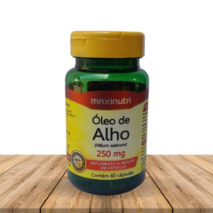 Suplemento Óleo de Alho Maxinutri 250mg - HarmoVital Suplementos