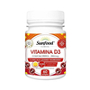 Vitamina D3 10000ul Sunfood - 60 cápsulas