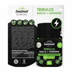 Tribulus Maca Ginseng Sunfood - 60 cáps. - comprar online