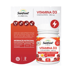 Vitamina D3 10000ul Sunfood - 60 cápsulas - comprar online