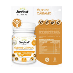 Óleo de Cartamo 2000mg Sunfood 60 cáps - comprar online