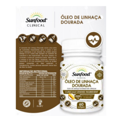 Suplemento Óleo de Linhaça Dourada 2000mg Sunfood - comprar online