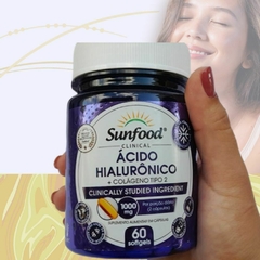 Suplemento Ácido Hialurônico + Colágeno Sunfood 60 cáps. - comprar online