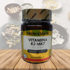 Vitamina K2 MK7 150mcg Dr. Botânico 60 Cápsulas - loja online