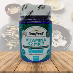 Vitamina K2 MK-7 150mcg. Sunfood Kit com 3 - HarmoVital Suplementos