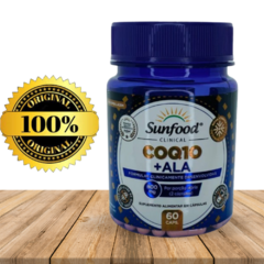 COQ10 + ALA 800mg. Sunfood - 60 Cápsulas - loja online